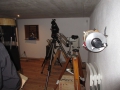 Teleskopraum unter der Kuppel